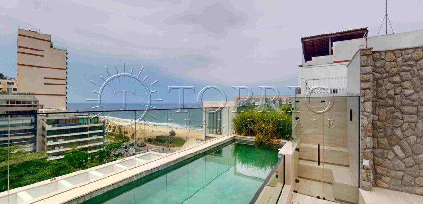 Cobertura Triplex à Venda no Leblon – 746 m², 5 Suítes, Piscina e Vista para o Cristo | Top Rio