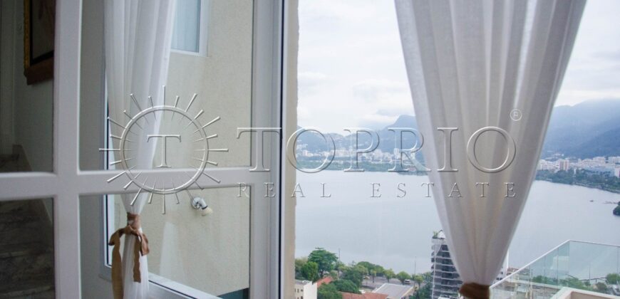 Cobertura de Alto Padrão com Vista Espetacular para a Lagoa, Cristo e Mata