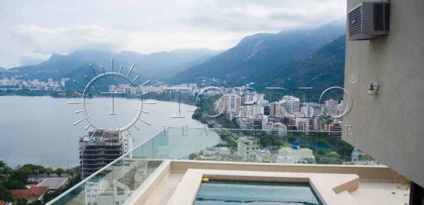 Cobertura de Alto Padrão com Vista Espetacular para a Lagoa, Cristo e Mata