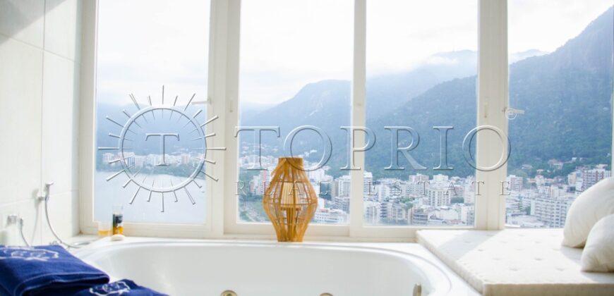 Cobertura de Alto Padrão com Vista Espetacular para a Lagoa, Cristo e Mata