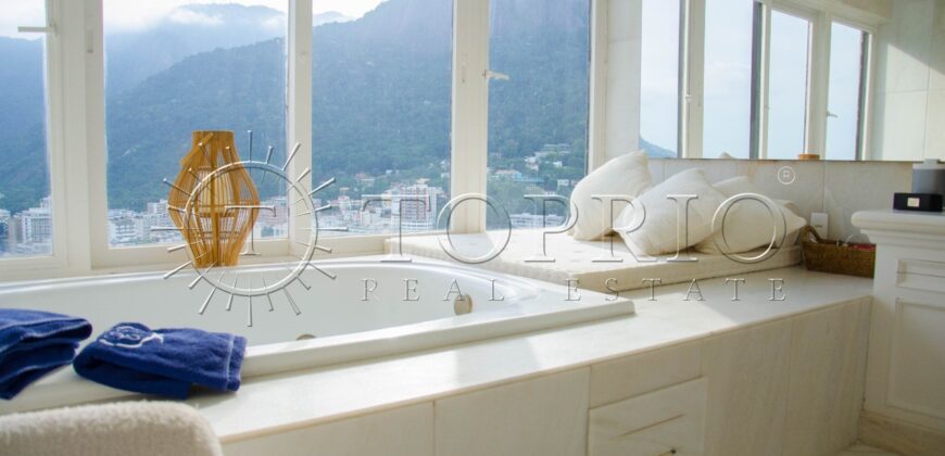 Cobertura de Alto Padrão com Vista Espetacular para a Lagoa, Cristo e Mata