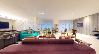 Apartamento de 261 m², silencioso, em rua nobre no Leblon.