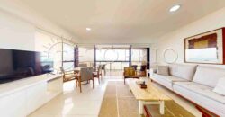 Apartamento de 91 m², reformado, com vista frontal para a Praia de Ipanema