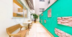 Apartamento de 261 m², silencioso, em rua nobre no Leblon.