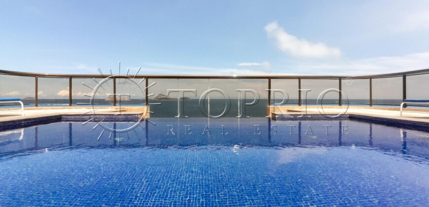Apartamento reformado com vista para a Praia de Ipanema