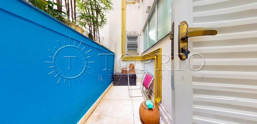 Apartamento de 261 m², silencioso, em rua nobre no Leblon.