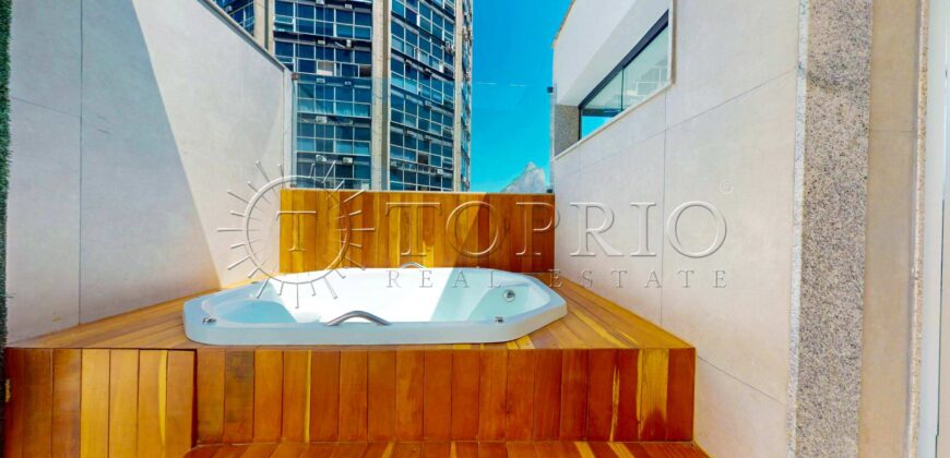 Cobertura Triplex Reformada no Leblon – Vista para o Dois Irmãos e Conforto Total
