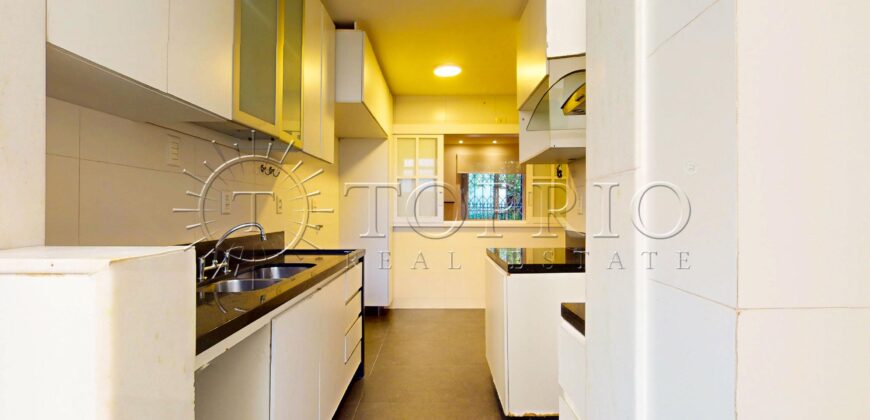 Apartamento de 140 m², silencioso e em rua excelente no Leblon