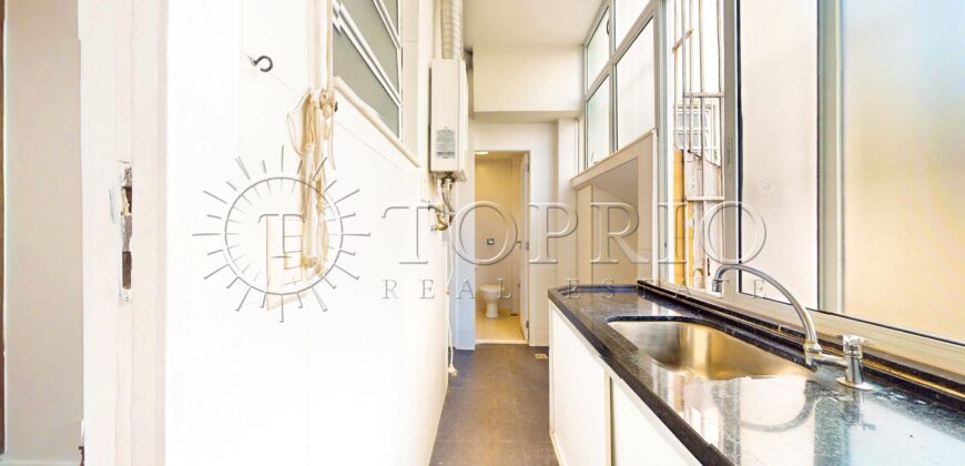 Apartamento de 140 m², silencioso e em rua excelente no Leblon