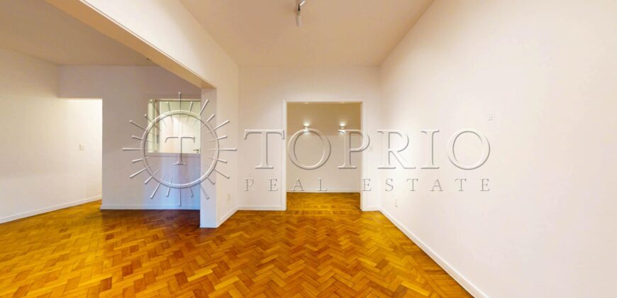 Apartamento de 140 m², silencioso e em rua excelente no Leblon