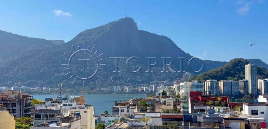 Apartamento Exclusivo com Vista Deslumbrante para o Cristo Redentor e Lagoa Rodrigo de Freitas