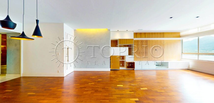 Apartamento de 138 m², localizado na Lagoa Rodrigo de Freitas