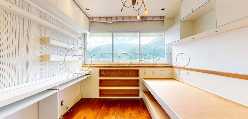 Apartamento de 138 m², localizado na Lagoa Rodrigo de Freitas