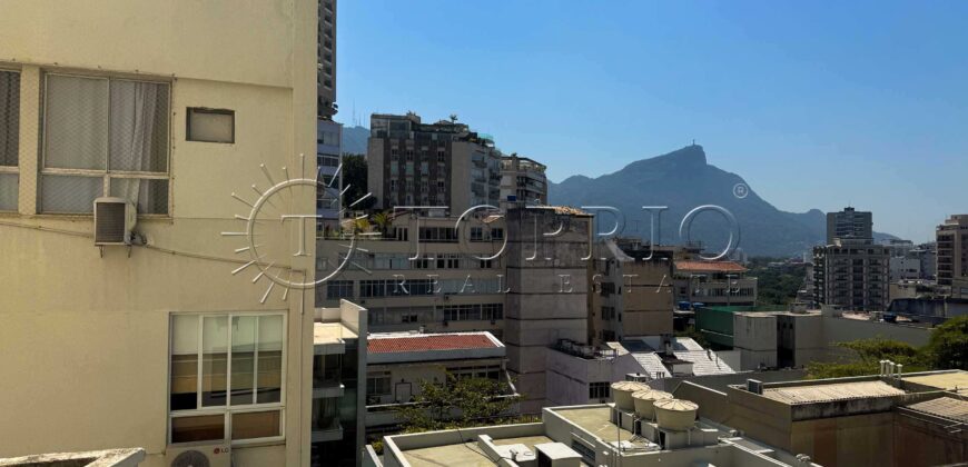Apartamento à venda no Leblon – 125 m², 3 quartos, vista para o Cristo e Morro Dois Irmãos