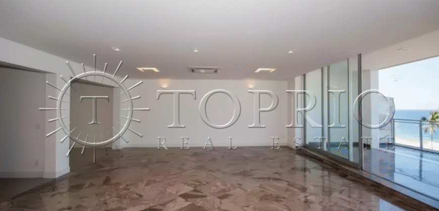 Cobertura Linear de 371 m² à Venda na Avenida Vieira Souto – Ipanema