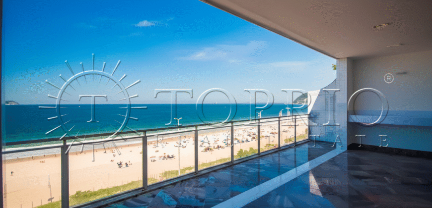 Cobertura Linear de 371 m² à Venda na Avenida Vieira Souto – Ipanema