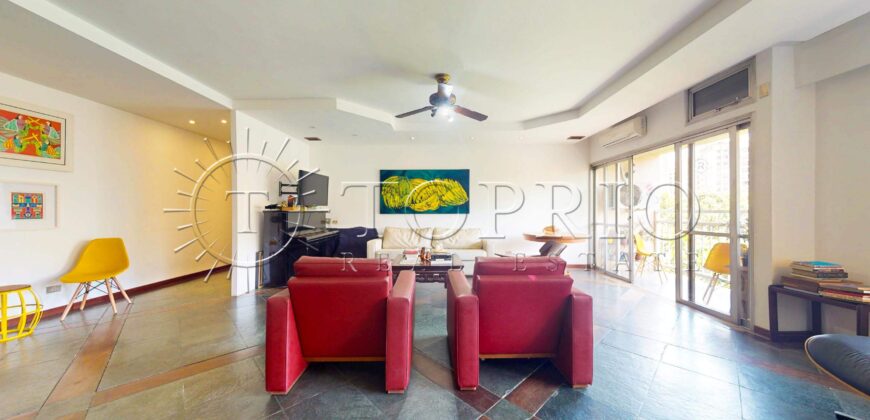 Apartamento de 301 m² no Leblon – Amplo, indevassável e próximo ao Jockey Clube