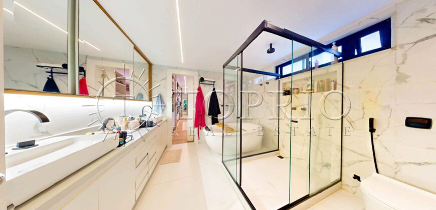 Cobertura Triplex de 455 m² na Rua Sambaíba – Vista para o Mar e o Morro Dois Irmãos