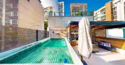 Cobertura Triplex de 455 m² na Rua Sambaíba – Vista para o Mar e o Morro Dois Irmãos