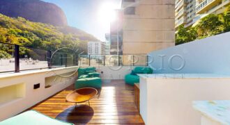 Cobertura Triplex de 455 m² na Rua Sambaíba – Vista para o Mar e o Morro Dois Irmãos
