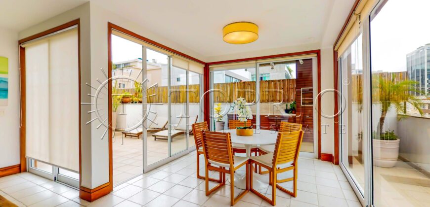 Cobertura Triplex de 400 m² no Coração de Ipanema – Vista para o Mar e o Cristo