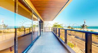Apartamento de 260 m² na Avenida Delfim Moreira – Vista Frontal para o Mar do Leblon