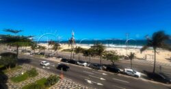 Apartamento de 260 m² na Avenida Delfim Moreira – Vista Frontal para o Mar do Leblon