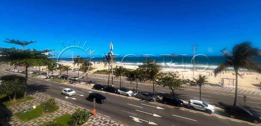 Apartamento de 260 m² na Avenida Delfim Moreira – Vista Frontal para o Mar do Leblon