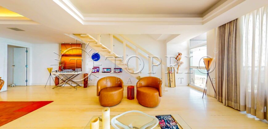 Cobertura Duplex de 376 m² com Vista Frontal para o Mar no Leblon