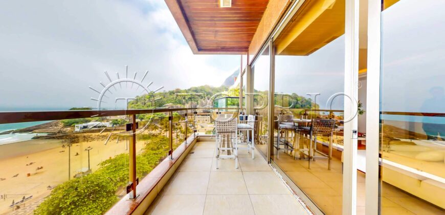 Cobertura Duplex de 376 m² com Vista Frontal para o Mar no Leblon