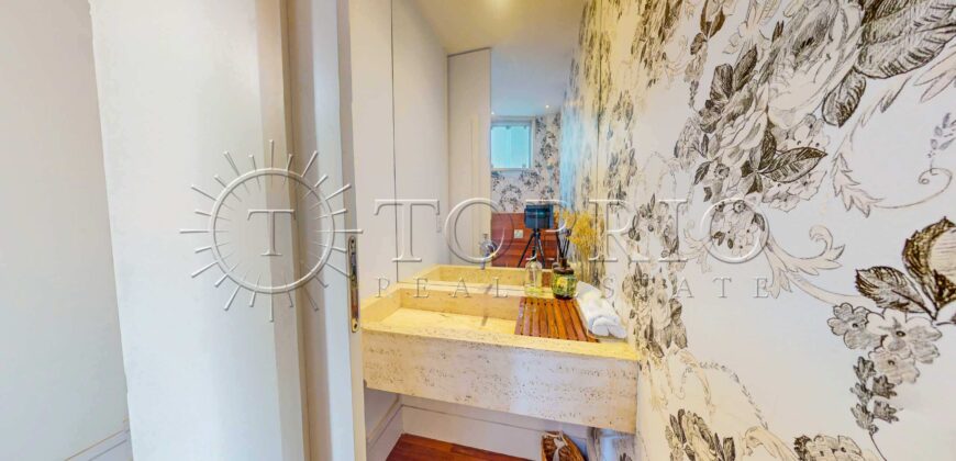 Apartamento Reformado de 316 m² com 5 Quartos no Alto Leblon