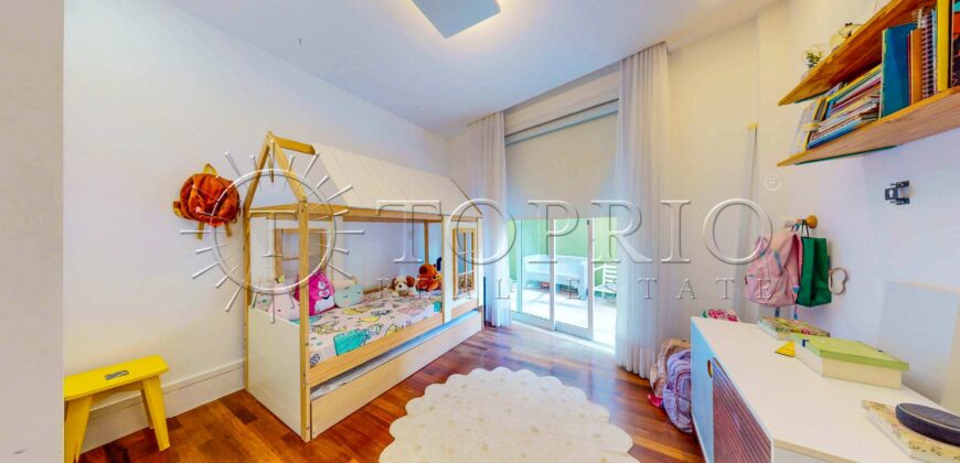 Apartamento Reformado de 316 m² com 5 Quartos no Alto Leblon