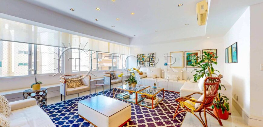 Apartamento Reformado de 316 m² com 5 Quartos no Alto Leblon