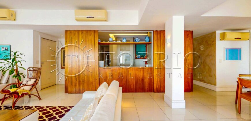 Apartamento Reformado de 316 m² com 5 Quartos no Alto Leblon