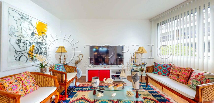 Apartamento de 134 m² reformado e silencioso em Ipanema