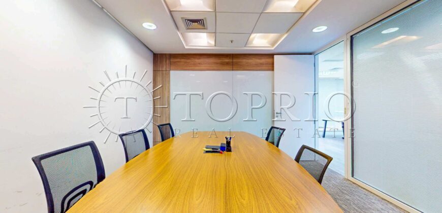 Sala comercial reformada, com 139 m², localizada no melhor Centro Empresarial de Botafogo.