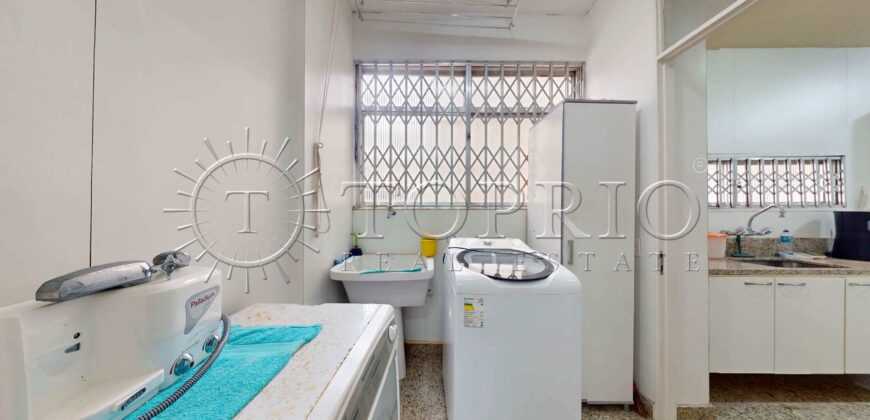 Apartamento mobiliado de 117 m² para locação em Ipanema a poucos passos da praia