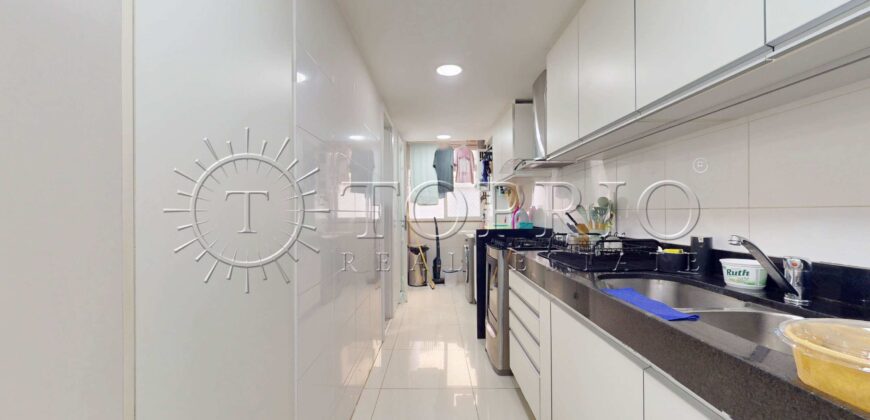 Apartamento reformado de 123 m² à venda próximo à Lagoa Rodrigo de Freitas