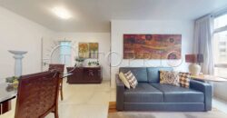 Apartamento mobiliado de 117 m² para locação em Ipanema a poucos passos da praia