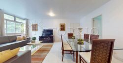 Apartamento mobiliado de 117 m² para locação em Ipanema a poucos passos da praia