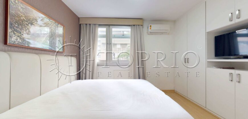 Apartamento mobiliado de 117 m² para locação em Ipanema a poucos passos da praia