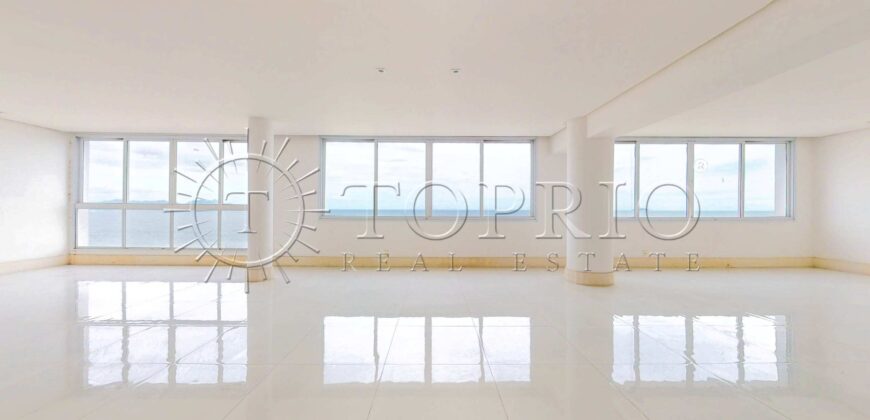 Apartamento de 370 m² reformado à venda na Avenida Atlântica, Copacabana, com vista para o mar e 2 vagas
