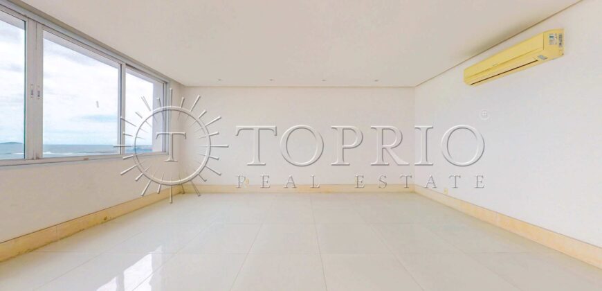 Apartamento de 370 m² reformado à venda na Avenida Atlântica, Copacabana, com vista para o mar e 2 vagas