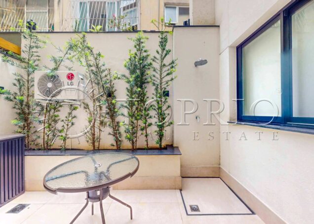 Apartamento Garden à venda no Leblon – 42 m² | Porteira Fechada | Prédio Novo