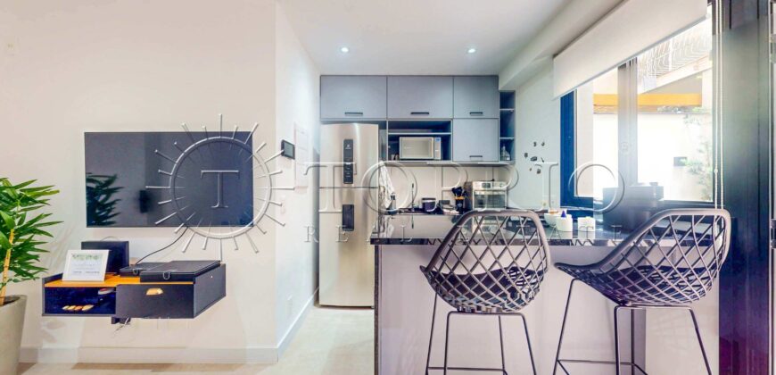 Apartamento Garden à venda no Leblon – 42 m² | Porteira Fechada | Prédio Novo