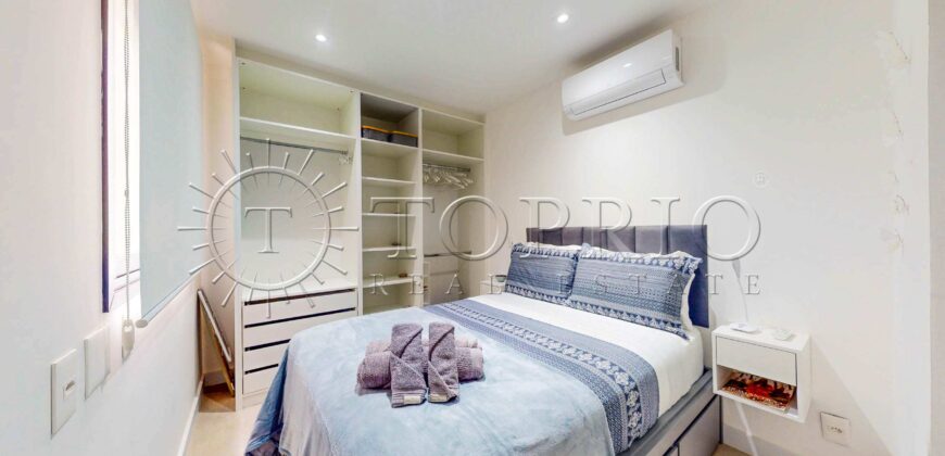 Apartamento Garden à venda no Leblon – 42 m² | Porteira Fechada | Prédio Novo