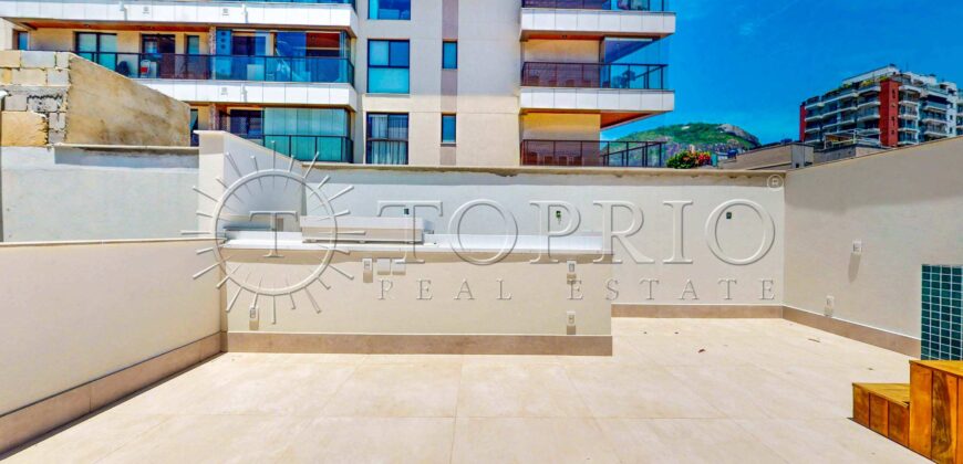 Cobertura Duplex à venda no Jardim Botânico – 74 m² | Prédio Novo | Vista para o Cristo
