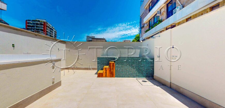Cobertura Duplex à venda no Jardim Botânico – 74 m² | Prédio Novo | Vista para o Cristo