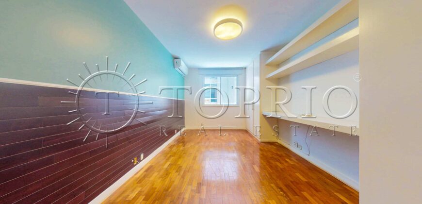 Apartamento 266m² à venda no Leblon com 4 quartos, planta circular e 2 vagas