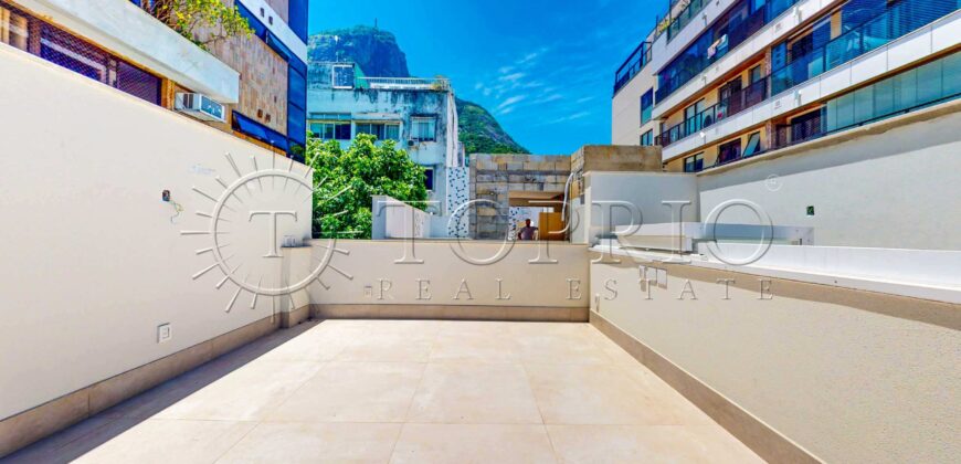 Cobertura Duplex à venda no Jardim Botânico – 74 m² | Prédio Novo | Vista para o Cristo